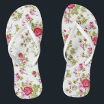 Rose Garden Flip Flops<br><div class="desc">Seien Sie für den Frühling und den Sommer mit hübschen Rosen und Rosen für Ihre Zehen bereit! (Ja, das haben wir tatsächlich eingegeben!) :) Toll für Mädchen oder Frauen, klein bis groß - siehe Dropdown-Liste. Wählen Sie Ihre Lieblingsbandbreite und -farbe aus.</div>