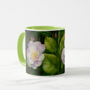 Rose Garden Floral Art Cup Mug