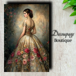 Rose Garden Goethe Decoupage Seidenpapier