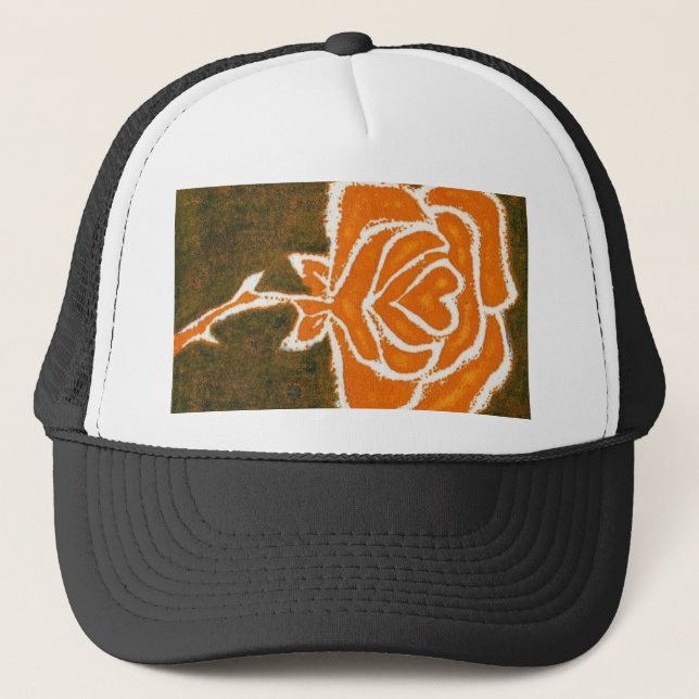 Rose Garden Hat Truckerkappe (Vorderseite)