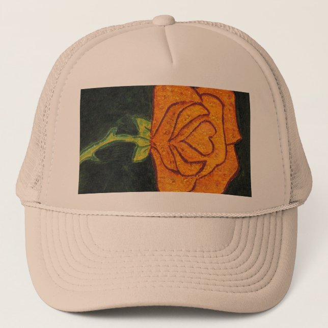 Rose Garden Hat Truckerkappe (Vorderseite)