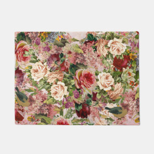 Rose Garden im Mai Viktorianisch Collage Fußmatte