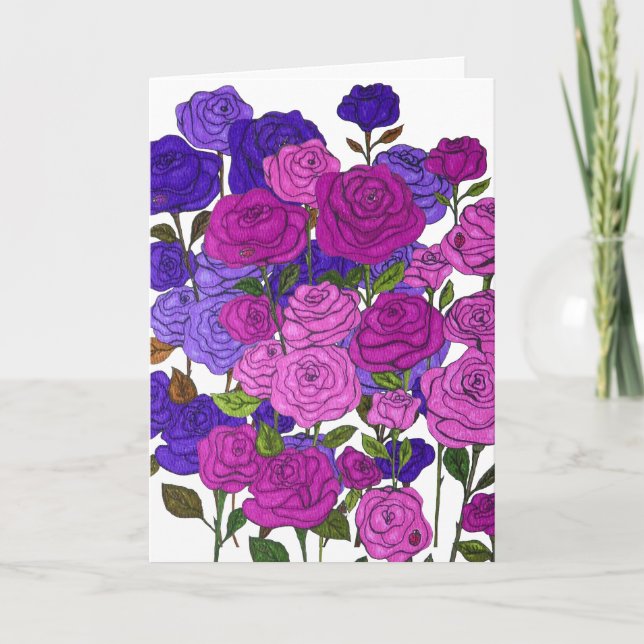 Rose Garden Karte (Vorderseite)