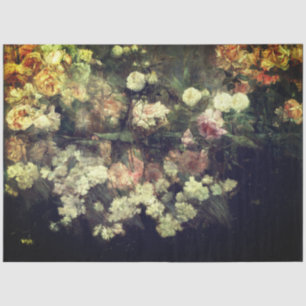 Rose Garden Malerei durch Dewing Decoupage Seidenpapier