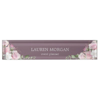 Rose Garden Mauve | Plaque signalitique nom