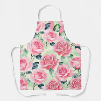 Rose Garden Schürze: Blühen im Stil Schürze