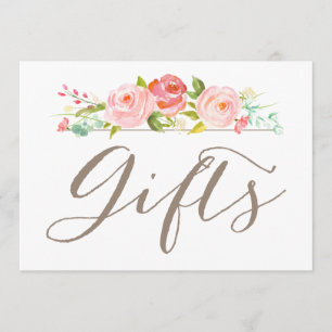 Rose Garden Wedding Geschenke Zeichen Einladung