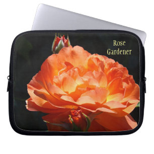 Rose Gardenre Geschenke Orange Rose Blume Laptop-T Laptopschutzhülle
