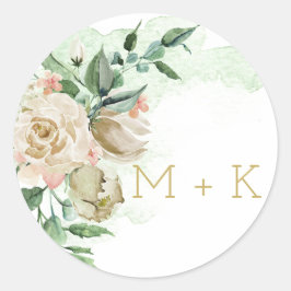 Rose Gartenanlage Umschlag Aufkleber