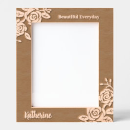 Rose Geätzte Rahmen