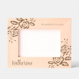 Rose Geätzte Rahmen