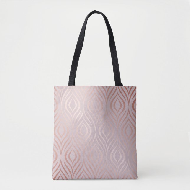 Rose, geometrisch, nahtlos tasche (Vorderseite)