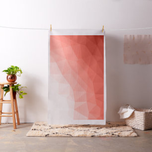 Rose geometrische Maschenombre Stoff