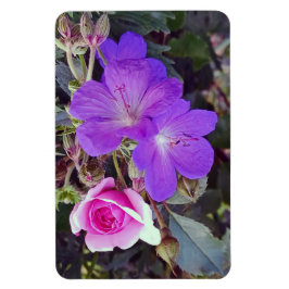 Rose & Geranium Grosser Magnet für personalisierte
