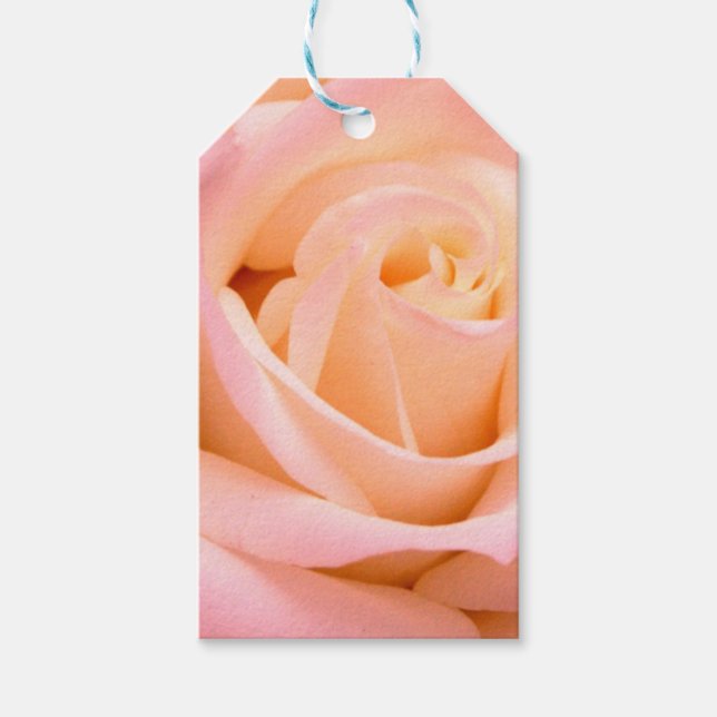 Rose Geschenkanhänger (Vorderseite)