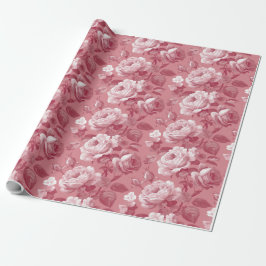Rose Geschenkpapier