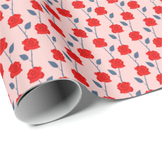 Rose Geschenkpapier