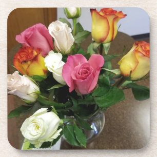 Rose Getränkeuntersetzer