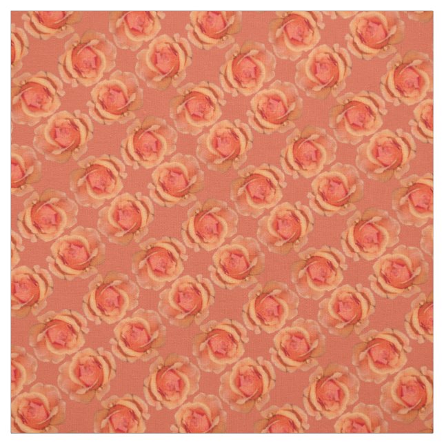 Rose Gewebe Orange Rose Stoffe Maßgeschneiderte Te (Muster)
