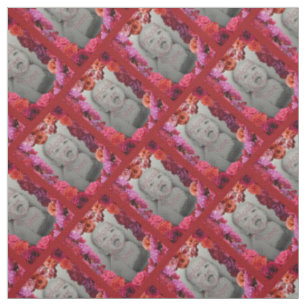 Rose Gewebe Rose Rahmen Fabric Custom Foto Fabric Stoff