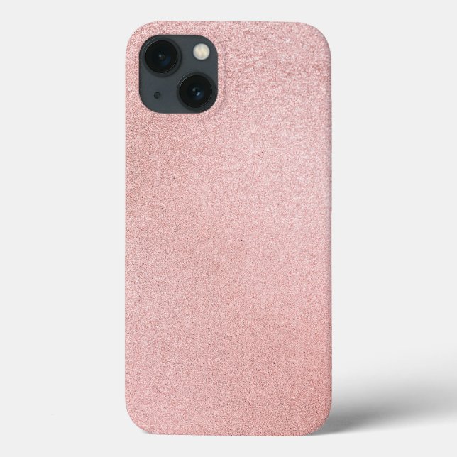 Rose Glitzer funkeln Case-Mate iPhone Hülle (Rückseite)