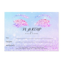 Rose Glitzer Princess Makeup Certificate Geschenk