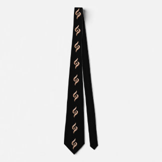 Rose Gold Abstrakt Krawatte
