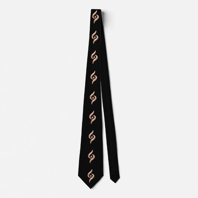 Rose Gold Abstrakt  Krawatte (Vorderseite)
