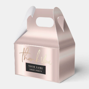Rose Gold Anspruchsvolle Gefälligkeitsboxen Geschenkschachtel