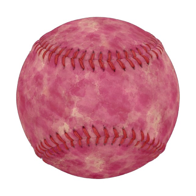 Rose Gold Aquarellabstraktion Baseball (Vorderseite)