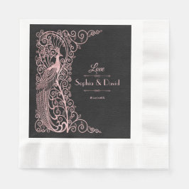 Rose Gold Art Deco Serviette