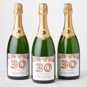 Rose Gold Balloons 30. Geburtstag Party