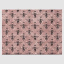 Rose Gold Bee Serie Design 1 Gewebepapier Seidenpapier
