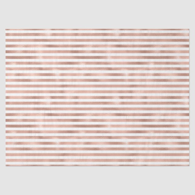 Rose Gold Bee Series Design 15 Seidenpapier (Vorderseite)