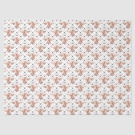 Rose Gold Bee Series Design 4 Tissue Paper Seidenpapier
