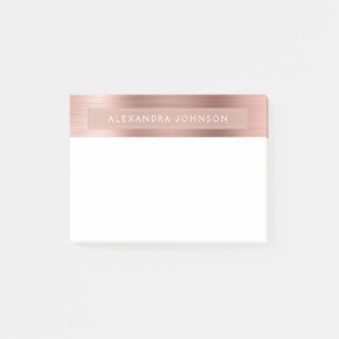 Rose Gold - Berufliches Geschäft mit rosa Fohlen Post-it Klebezettel