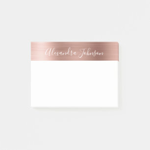 Rose Gold - Berufliches Geschäft mit rosa Fohlen Post-it Klebezettel