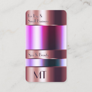 Rose Gold Bin Imitate Gravieren von Schriftart mit Visitenkarte