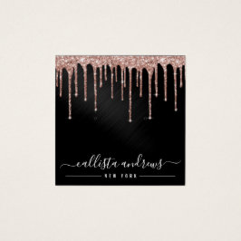 Rose Gold Black Glitzer Tropfen erhalten Grafikkar