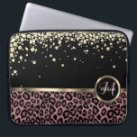 Rose Gold, Black Leopard mit Gold Diamonds Laptopschutzhülle<br><div class="desc">Elektronischer Laptop-Sieb. Mit einer Rose Gold und Black Leopard Animal Print mit Gold Akzenten und Diamanten mit monogramm Buchstaben und Namen für Sie bereit, um Ihre persönlichen Wünsche zu erfüllen. ⭐ Dieses Produkt ist zu 100% benutzerdefinierbar. *****Klicken Sie auf die SCHALTFLÄCHE ANKLICKEN, um hinzuzufügen, zu löschen, zu verschieben, zu verändern,...</div>