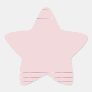 Rose Gold Blank Template Modernes, trendiges Elega Stern-Aufkleber