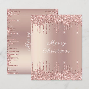 Rose Gold Blush Glitzer Sparkone Tropfen - Weihnac
