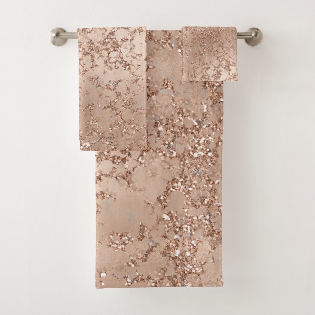 Rose Gold Blush Pink Glam Sparkle Crackle Chic (En situation)
