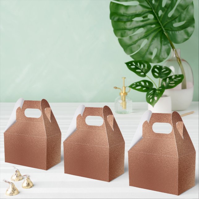 Rose Gold Bronze Weihnachten Geschenkschachtel (Zahlreiche)