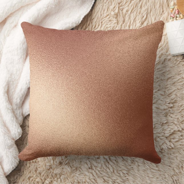 Rose Gold Bronze Weihnachten Kissen (Decke)