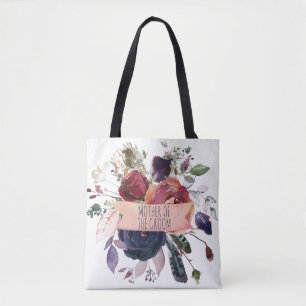 Rose Gold Burgund Marine Mutter des Grooms Tasche