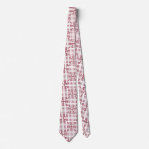 Rose Gold Classic Geometric Krawatte