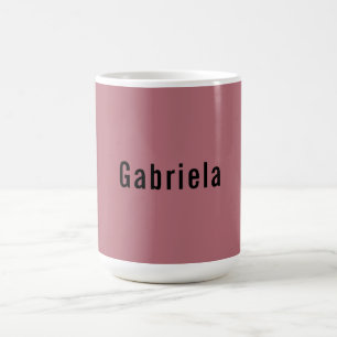Rose Gold Color Beruflich Trendy Moderne Schlicht Kaffeetasse