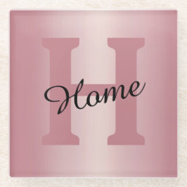 Rose Gold Custom Glasuntersetzer