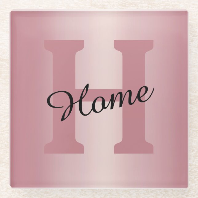 Rose Gold Custom  Glasuntersetzer (Vorderseite)